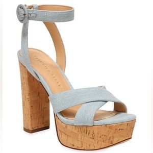 ✨QUPID DENIM PLATFORM HEELS✨